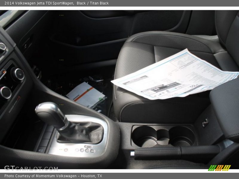 Black / Titan Black 2014 Volkswagen Jetta TDI SportWagen