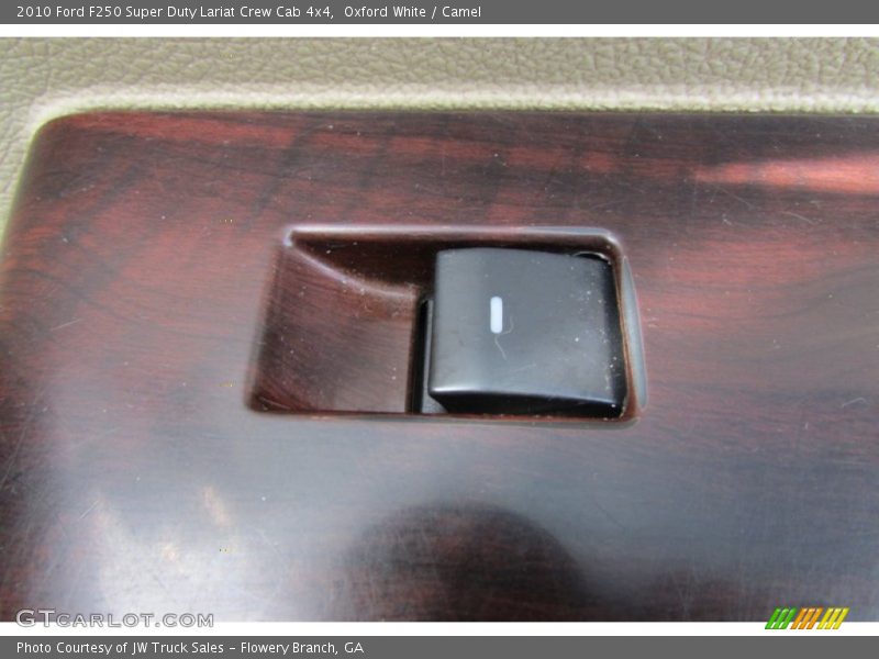 Oxford White / Camel 2010 Ford F250 Super Duty Lariat Crew Cab 4x4