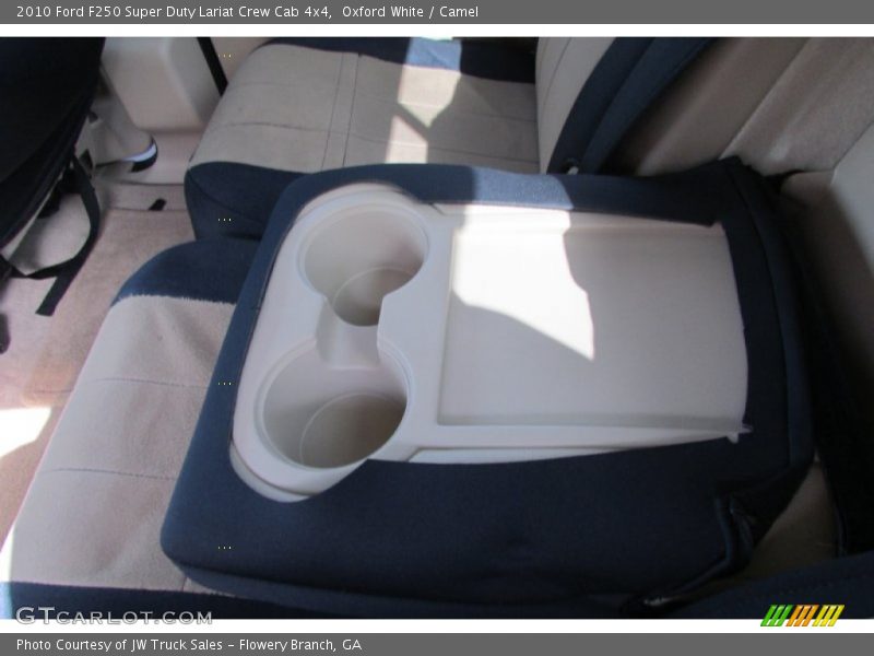 Oxford White / Camel 2010 Ford F250 Super Duty Lariat Crew Cab 4x4