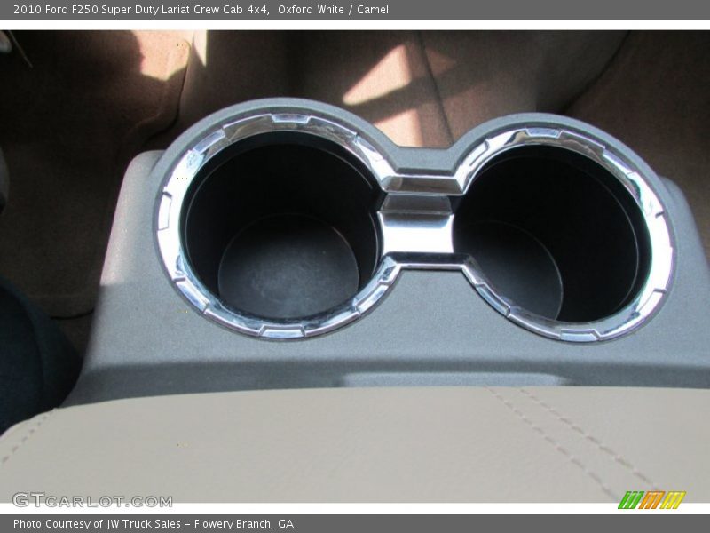 Oxford White / Camel 2010 Ford F250 Super Duty Lariat Crew Cab 4x4