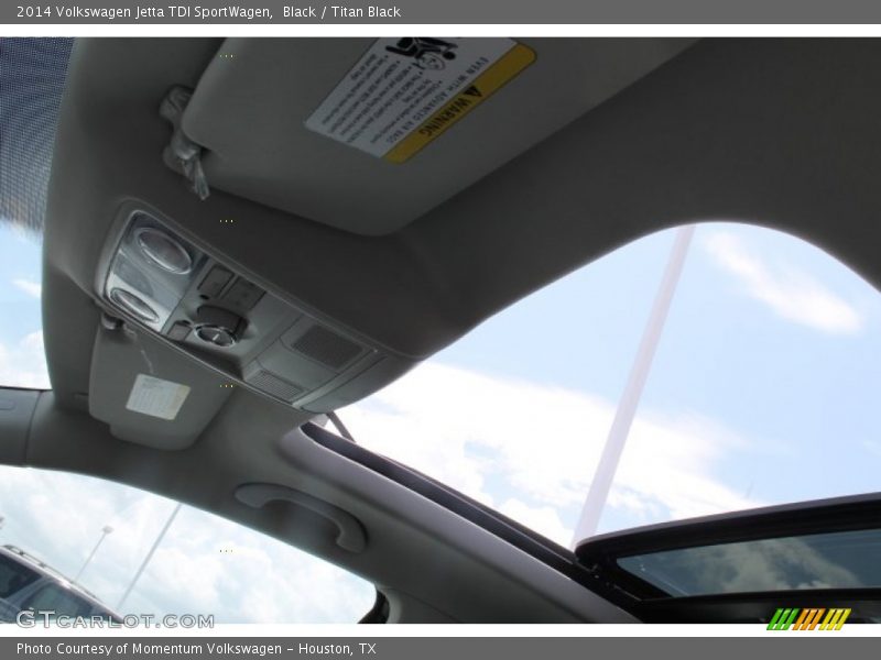 Black / Titan Black 2014 Volkswagen Jetta TDI SportWagen