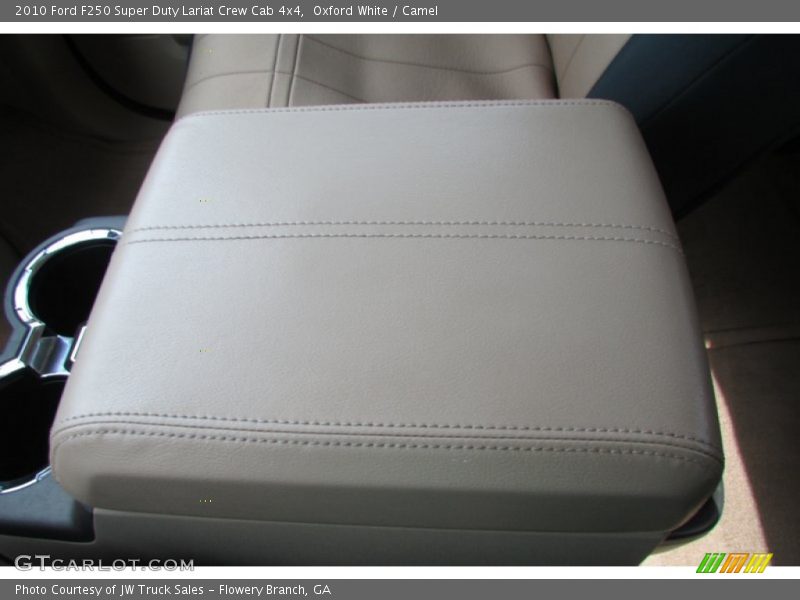 Oxford White / Camel 2010 Ford F250 Super Duty Lariat Crew Cab 4x4