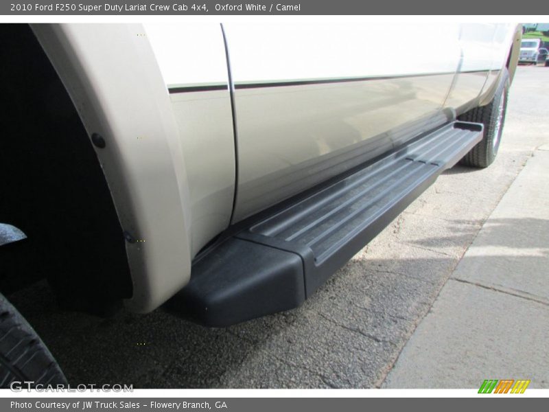 Oxford White / Camel 2010 Ford F250 Super Duty Lariat Crew Cab 4x4