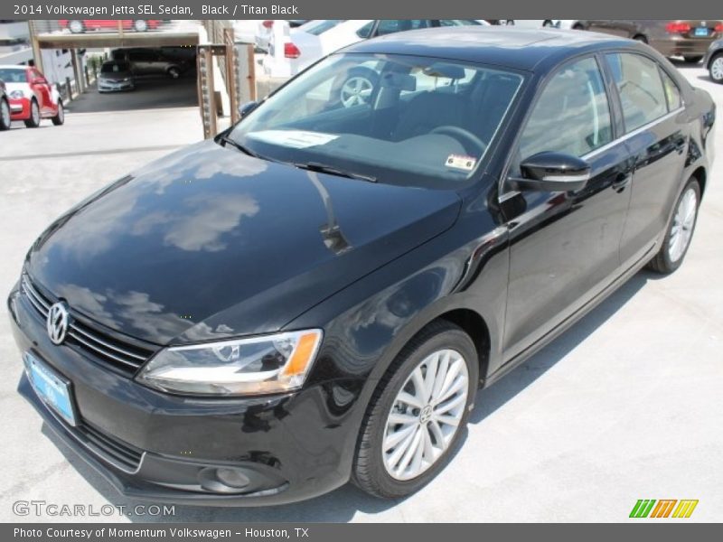 Black / Titan Black 2014 Volkswagen Jetta SEL Sedan