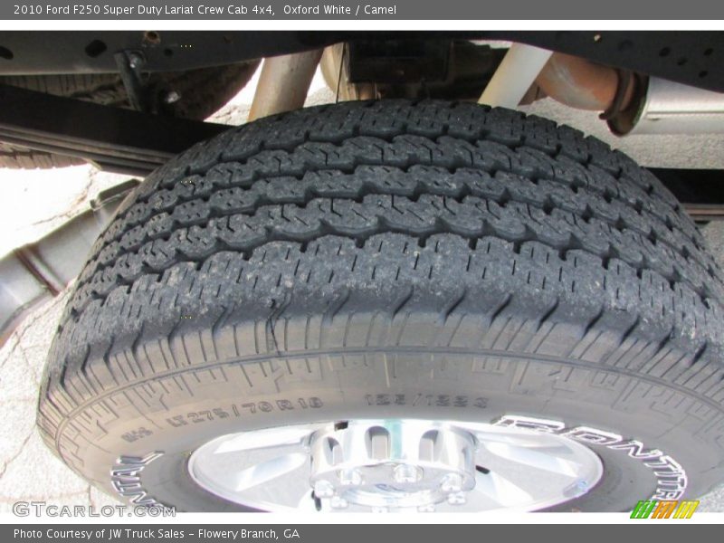 Oxford White / Camel 2010 Ford F250 Super Duty Lariat Crew Cab 4x4