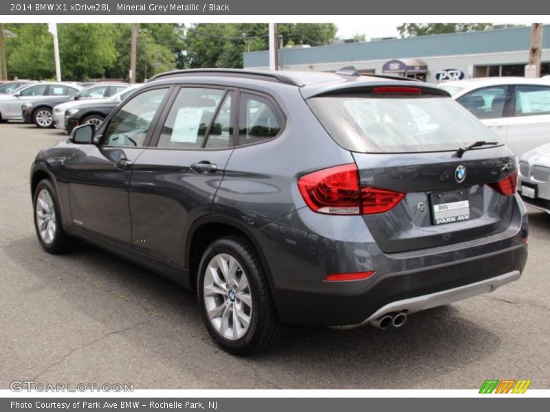 Mineral Grey Metallic / Black 2014 BMW X1 xDrive28i
