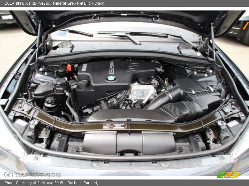 Mineral Grey Metallic / Black 2014 BMW X1 xDrive28i