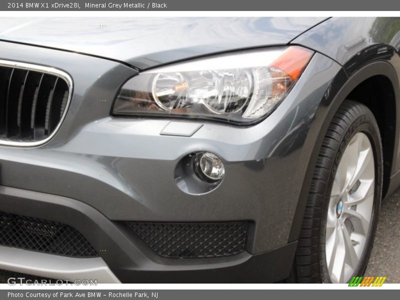 Mineral Grey Metallic / Black 2014 BMW X1 xDrive28i