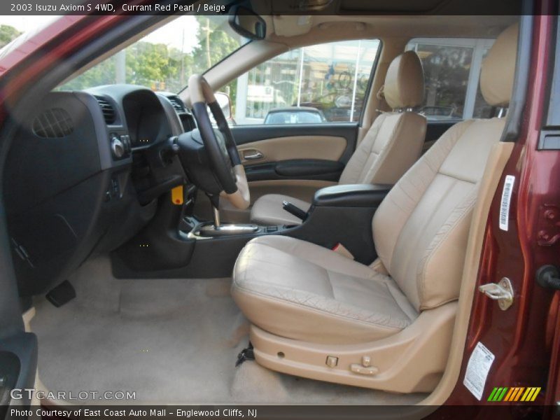Currant Red Pearl / Beige 2003 Isuzu Axiom S 4WD