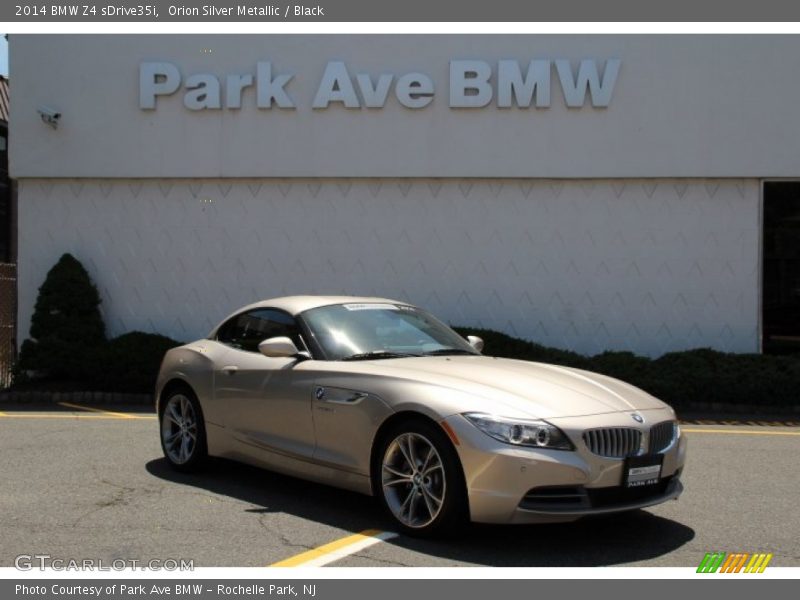 Orion Silver Metallic / Black 2014 BMW Z4 sDrive35i