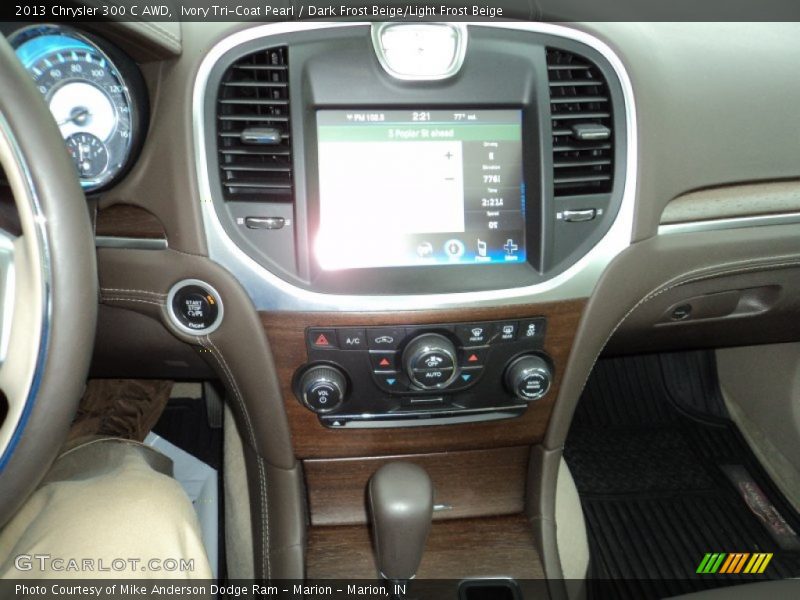 Ivory Tri-Coat Pearl / Dark Frost Beige/Light Frost Beige 2013 Chrysler 300 C AWD