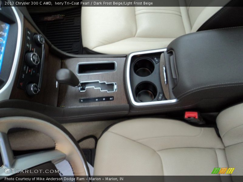 Ivory Tri-Coat Pearl / Dark Frost Beige/Light Frost Beige 2013 Chrysler 300 C AWD