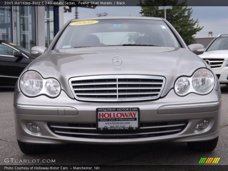 Pewter Silver Metallic / Black 2005 Mercedes-Benz C 240 4Matic Sedan