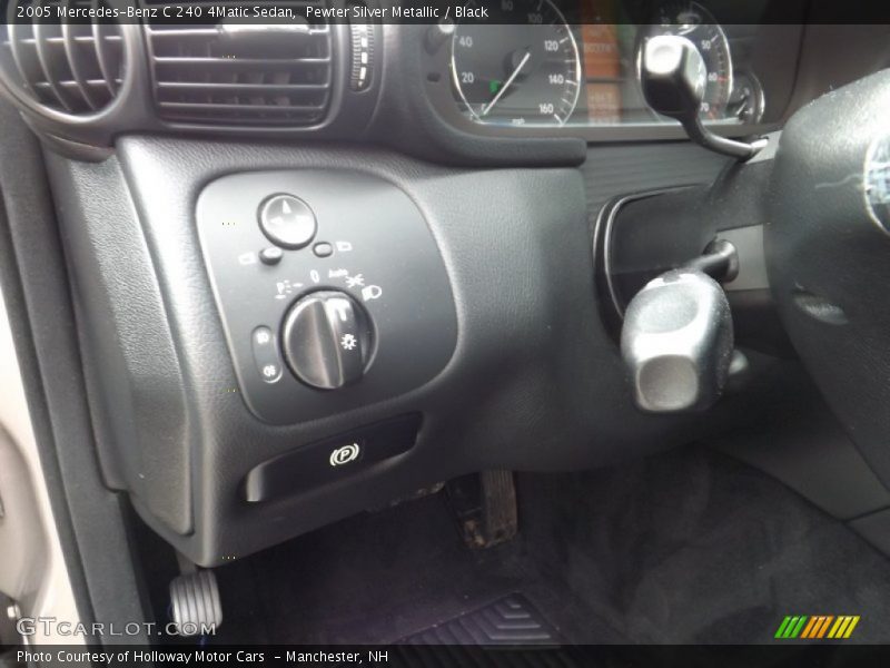 Pewter Silver Metallic / Black 2005 Mercedes-Benz C 240 4Matic Sedan