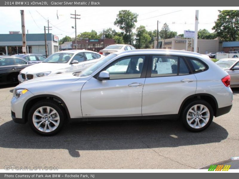 Glacier Silver Metallic / Black 2014 BMW X1 xDrive28i