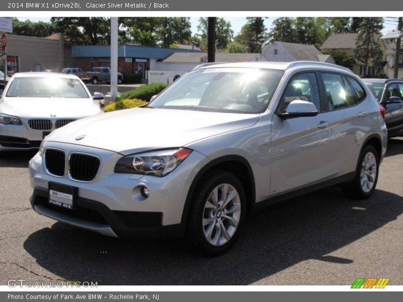 Glacier Silver Metallic / Black 2014 BMW X1 xDrive28i