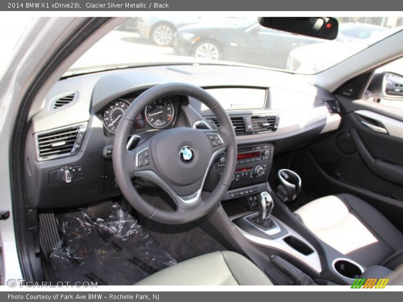 Glacier Silver Metallic / Black 2014 BMW X1 xDrive28i