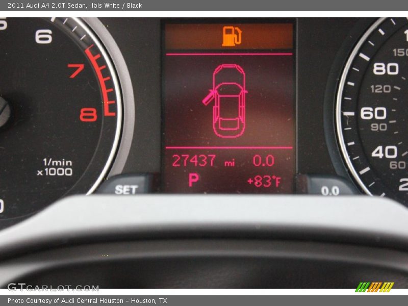 Ibis White / Black 2011 Audi A4 2.0T Sedan