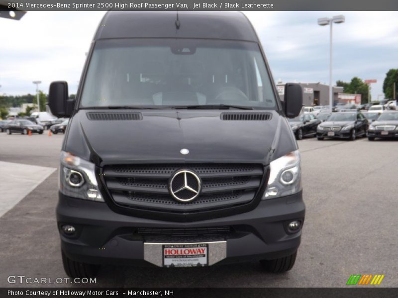 Jet Black / Black Leatherette 2014 Mercedes-Benz Sprinter 2500 High Roof Passenger Van