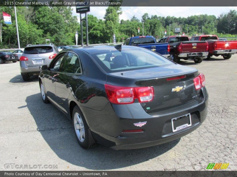 Ashen Gray Metallic / Jet Black/Titanium 2015 Chevrolet Malibu LS