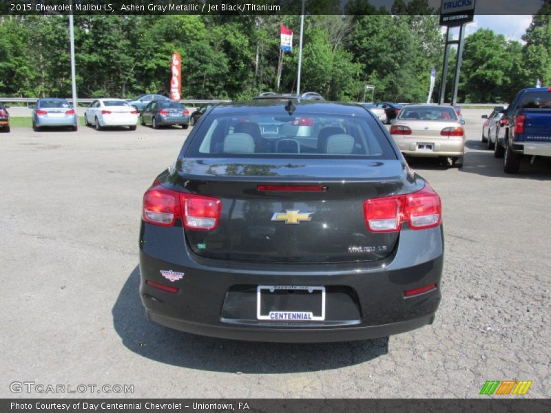 Ashen Gray Metallic / Jet Black/Titanium 2015 Chevrolet Malibu LS