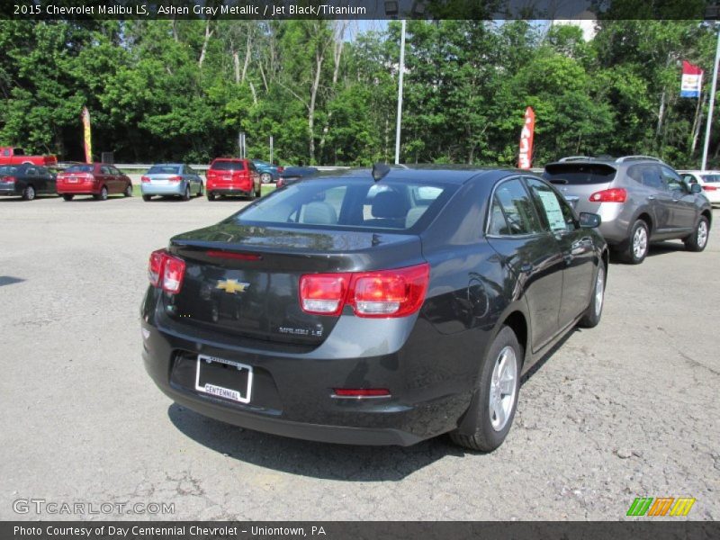 Ashen Gray Metallic / Jet Black/Titanium 2015 Chevrolet Malibu LS