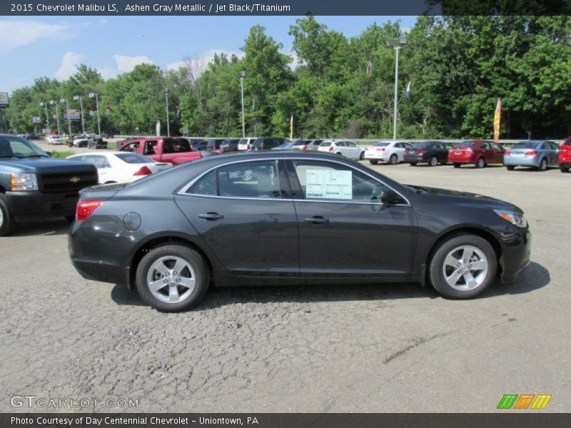 Ashen Gray Metallic / Jet Black/Titanium 2015 Chevrolet Malibu LS