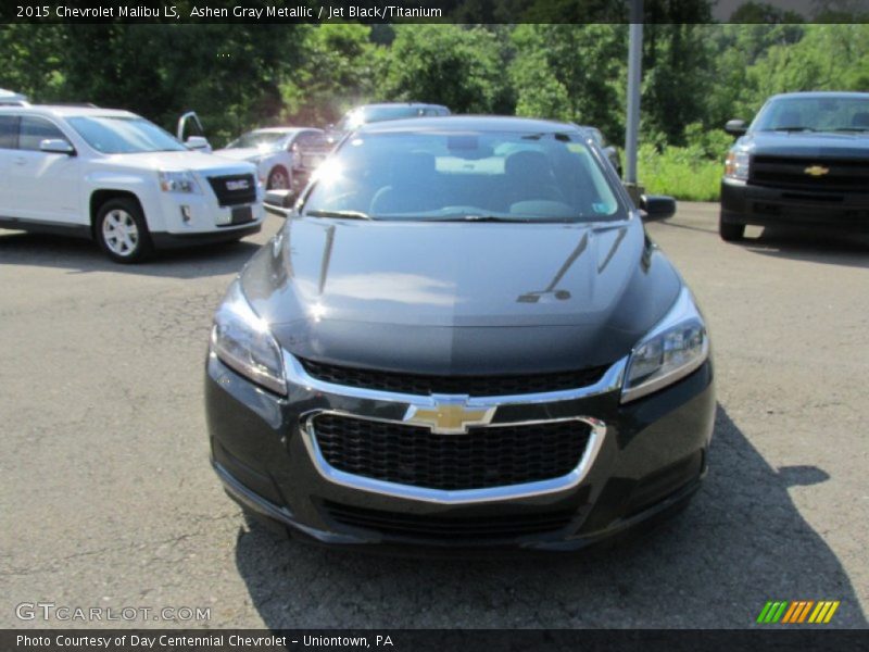 Ashen Gray Metallic / Jet Black/Titanium 2015 Chevrolet Malibu LS