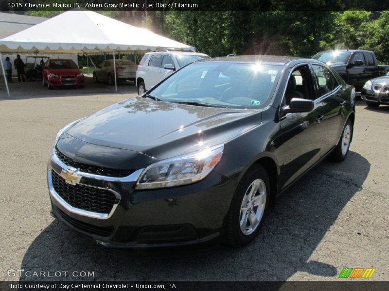 Ashen Gray Metallic / Jet Black/Titanium 2015 Chevrolet Malibu LS