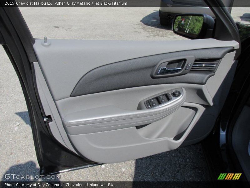 Ashen Gray Metallic / Jet Black/Titanium 2015 Chevrolet Malibu LS