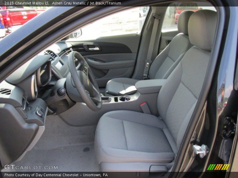 Ashen Gray Metallic / Jet Black/Titanium 2015 Chevrolet Malibu LS