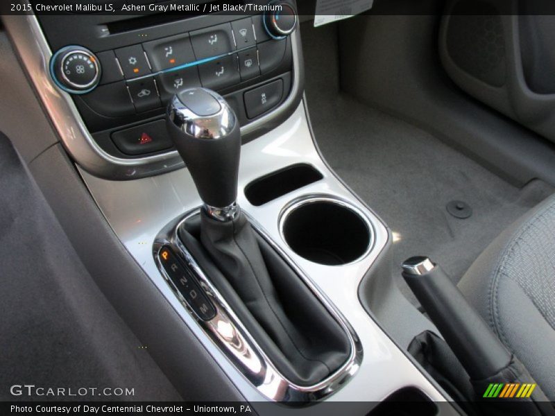 Ashen Gray Metallic / Jet Black/Titanium 2015 Chevrolet Malibu LS