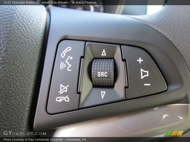 Ashen Gray Metallic / Jet Black/Titanium 2015 Chevrolet Malibu LS