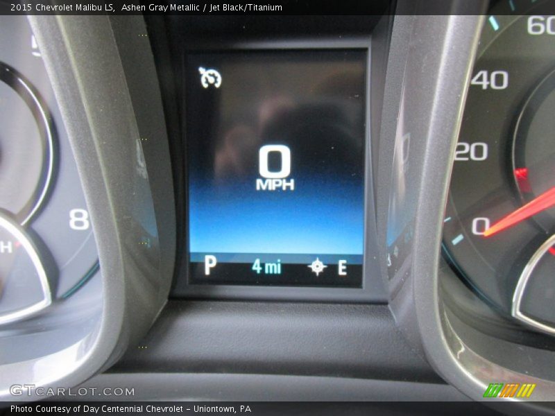 Ashen Gray Metallic / Jet Black/Titanium 2015 Chevrolet Malibu LS