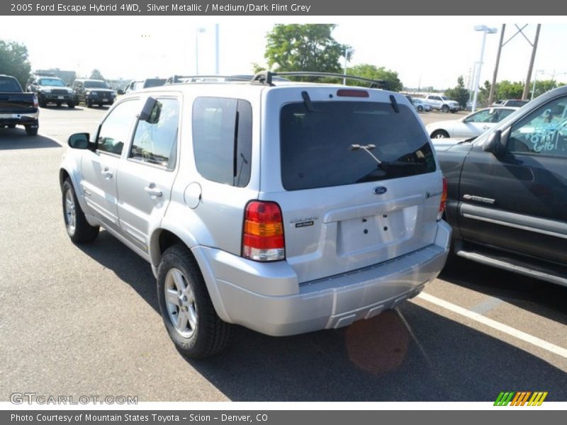 Silver Metallic / Medium/Dark Flint Grey 2005 Ford Escape Hybrid 4WD