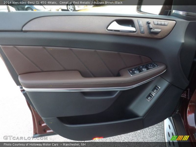 Cinnabar Red Metallic / Auburn Brown/Black 2014 Mercedes-Benz GL 450 4Matic