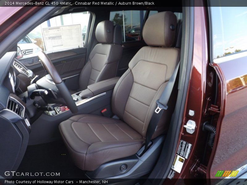 Cinnabar Red Metallic / Auburn Brown/Black 2014 Mercedes-Benz GL 450 4Matic