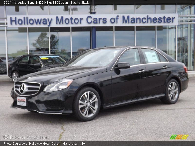 Black / Black 2014 Mercedes-Benz E E250 BlueTEC Sedan