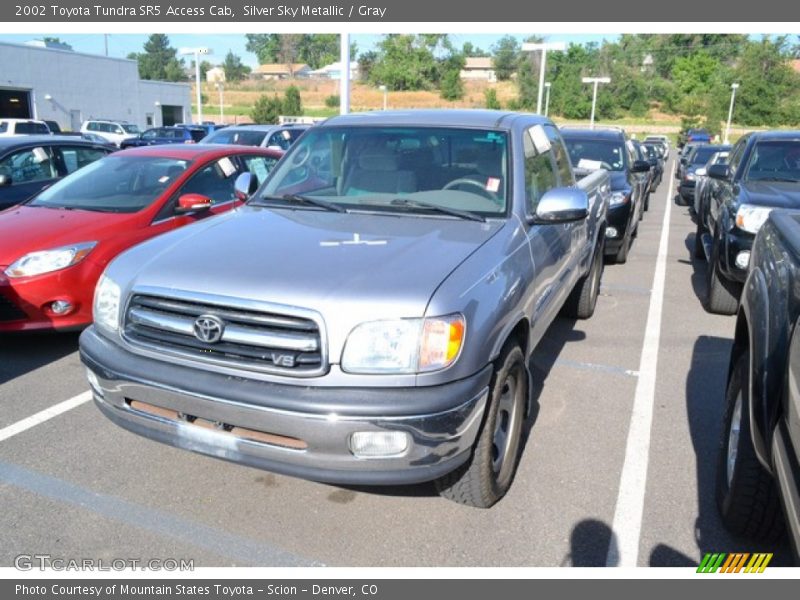 Silver Sky Metallic / Gray 2002 Toyota Tundra SR5 Access Cab