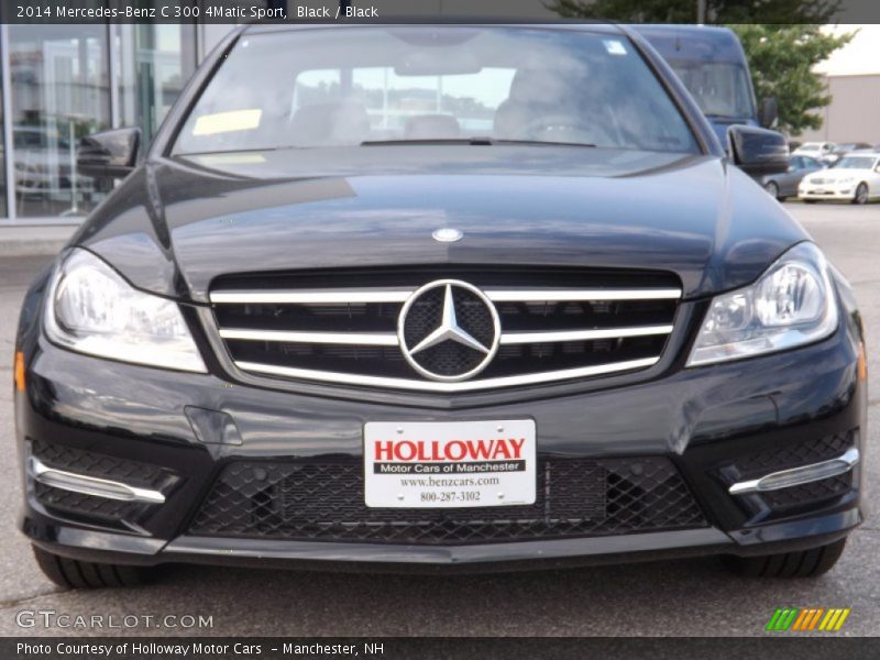 Black / Black 2014 Mercedes-Benz C 300 4Matic Sport