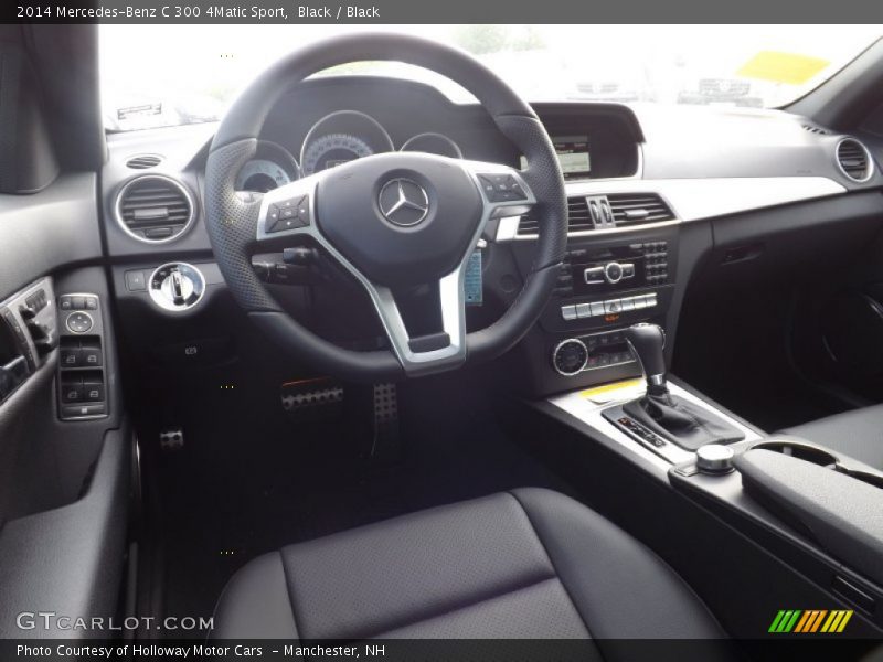 Black / Black 2014 Mercedes-Benz C 300 4Matic Sport