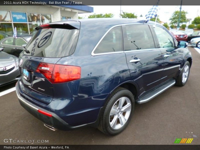 Bali Blue Pearl / Taupe 2011 Acura MDX Technology