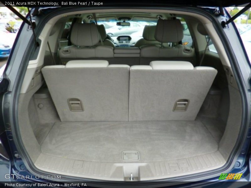 Bali Blue Pearl / Taupe 2011 Acura MDX Technology