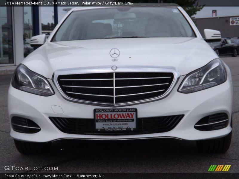 Polar White / Gray/Dark Gray 2014 Mercedes-Benz E 350 4Matic Sedan