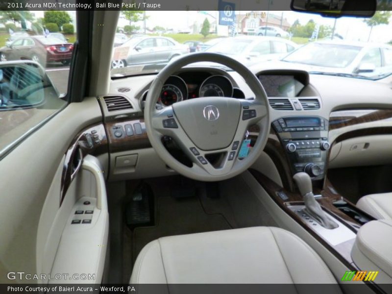 Bali Blue Pearl / Taupe 2011 Acura MDX Technology