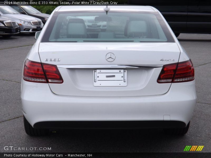 Polar White / Gray/Dark Gray 2014 Mercedes-Benz E 350 4Matic Sedan
