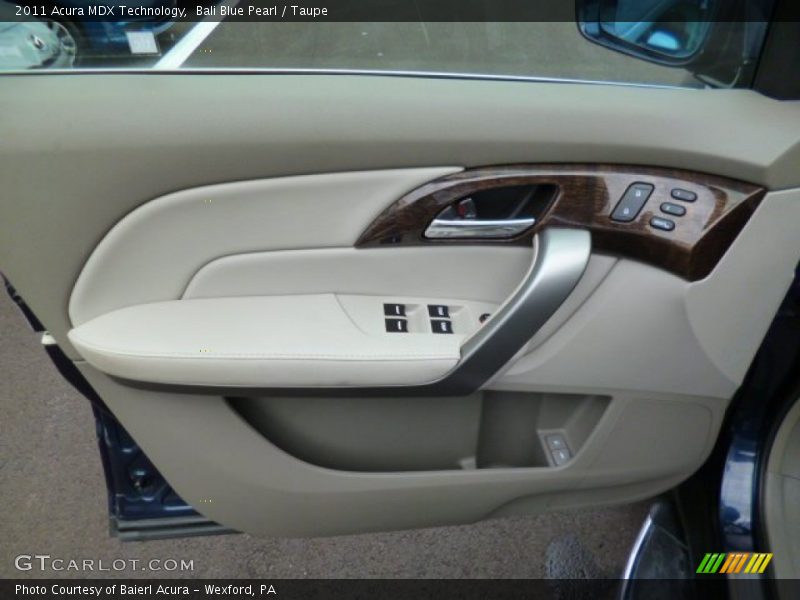 Bali Blue Pearl / Taupe 2011 Acura MDX Technology