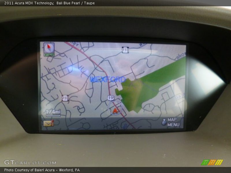 Bali Blue Pearl / Taupe 2011 Acura MDX Technology