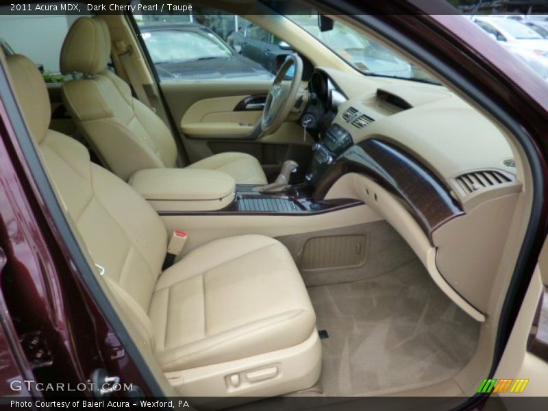 Dark Cherry Pearl / Taupe 2011 Acura MDX