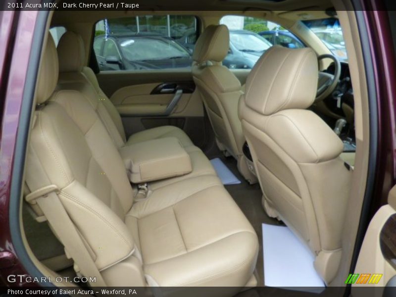 Dark Cherry Pearl / Taupe 2011 Acura MDX